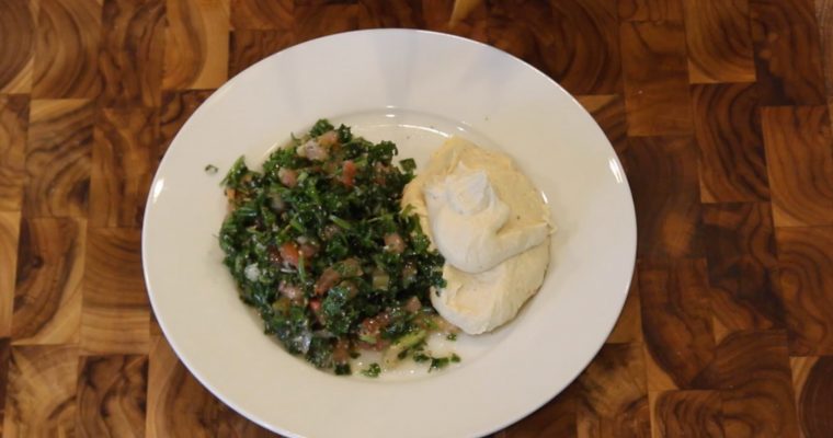 The classic Hummus and Tabouli recipe